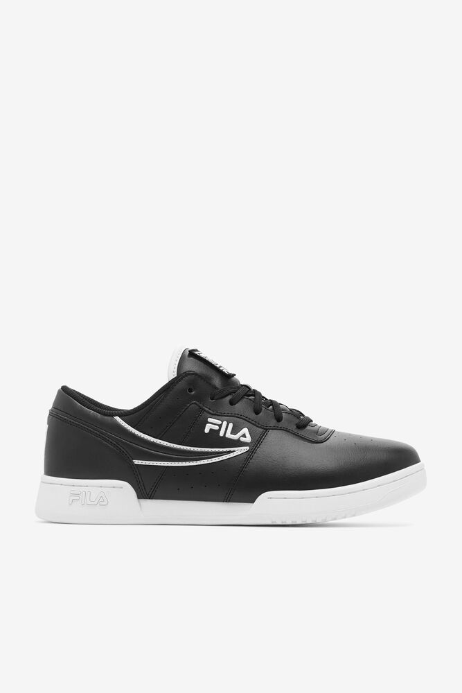 Fila Sneakers Mens Black/White - Original Fitness - Philippines 0372416-HK